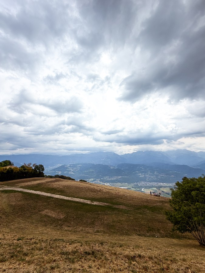 La vallée du Grésivaudan vue depuis le plateau des Petites Roches