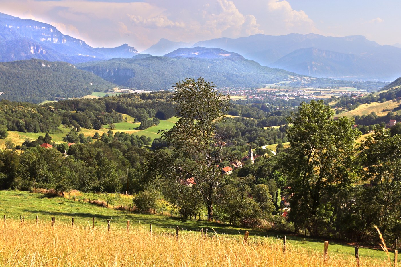 The western side of the Chartreuse towards Saint-Étienne-de-Crossey