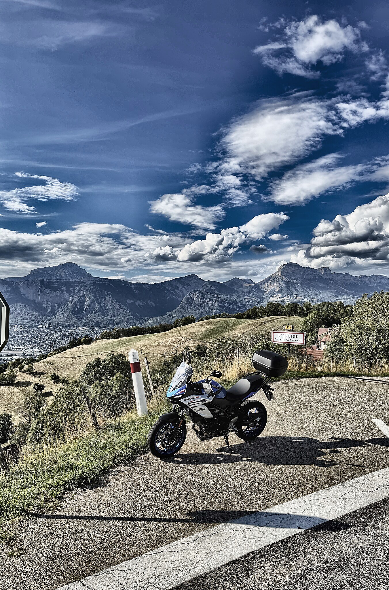 Sur le balcon de Belledonne, au-dessus de Revel.